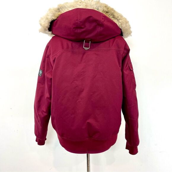 Columbia 550TD Purple Hooded Padded Jacket with Faux Fur Hood 550 TurboDown - Picture 2 of 9